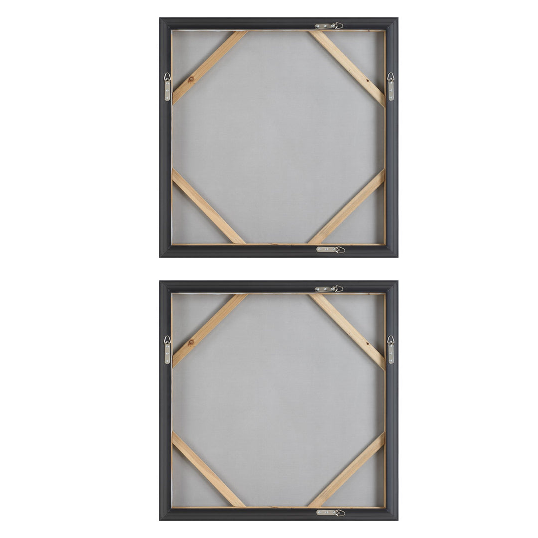 American Home Furniture Uttermost Unpredictable Hand Painted Canvases Set of 2