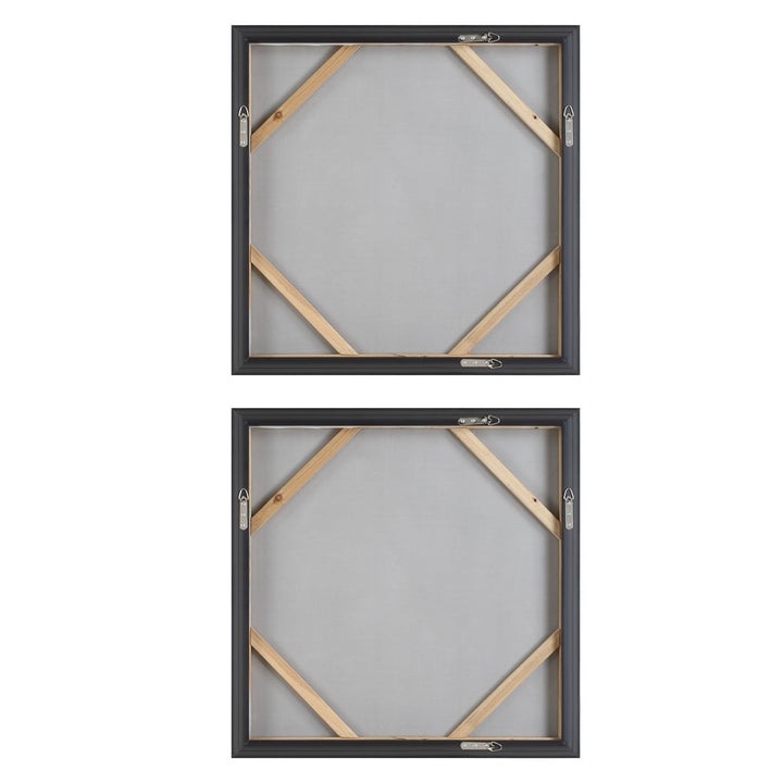 American Home Furniture Uttermost Unpredictable Hand Painted Canvases Set of 2