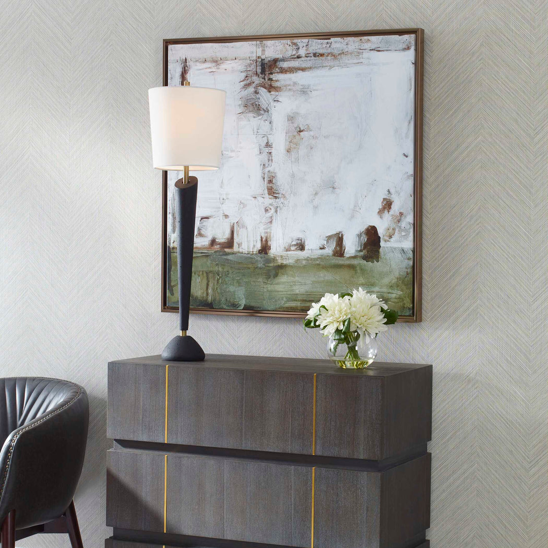 American Home Furniture Uttermost The Boardwalk Framed Abstract Art
