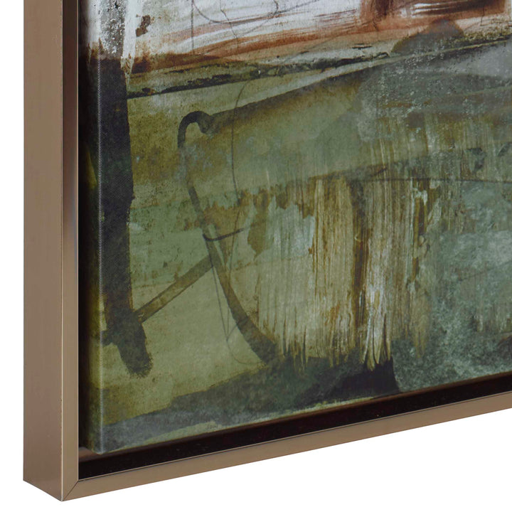 American Home Furniture Uttermost The Boardwalk Framed Abstract Art