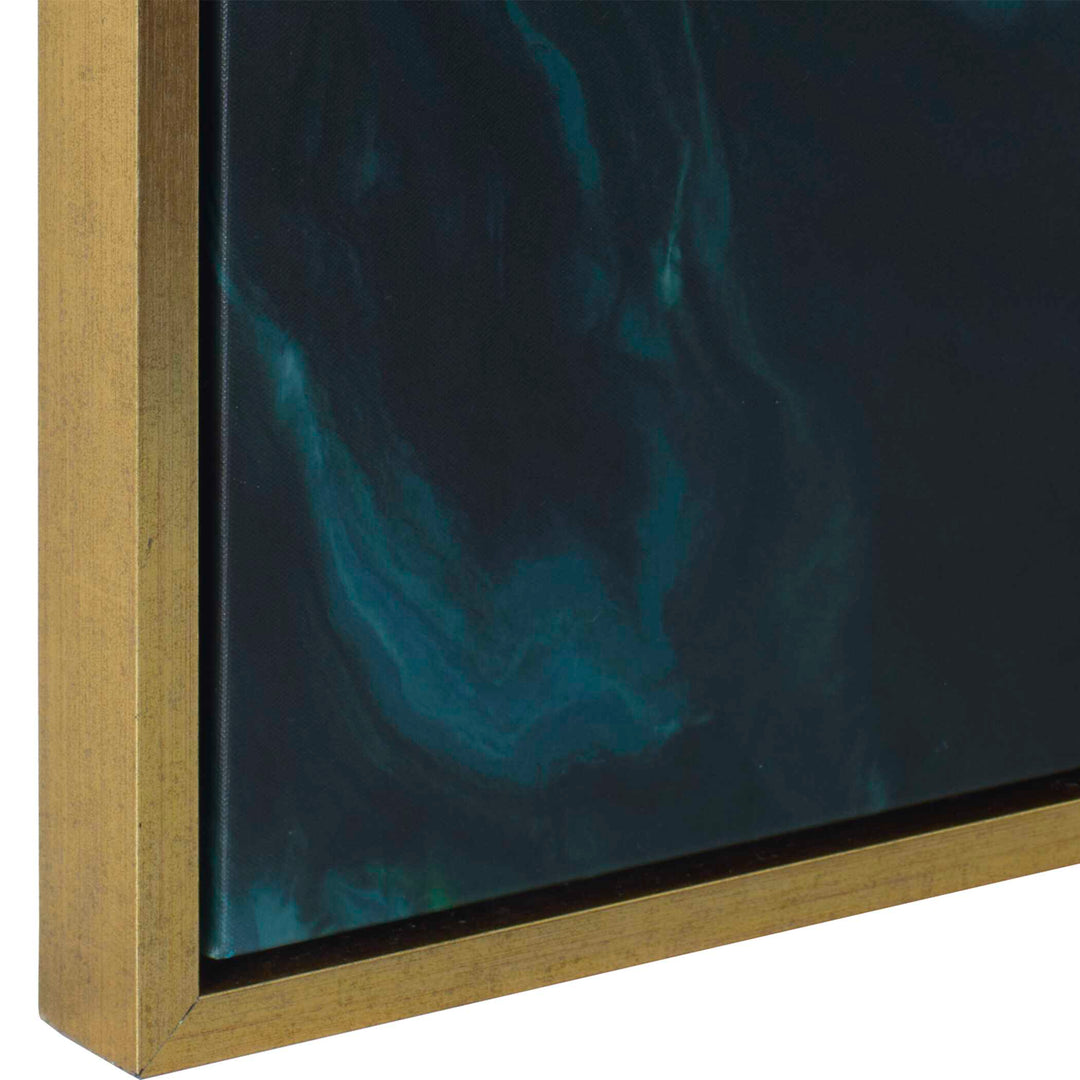 American Home Furniture Uttermost Serene Green Framed Abstract Art
