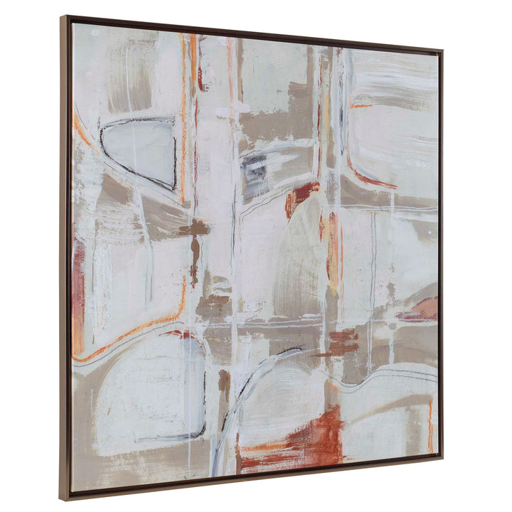 American Home Furniture Uttermost Neutral Nirvana Abstract Canvas Art