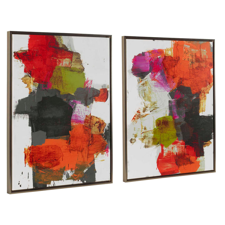 American Home Furniture Uttermost Tried And True Framed Abstract Art, S/2
