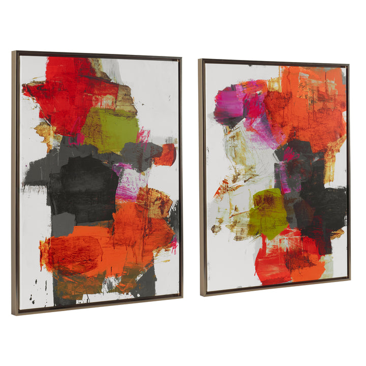 American Home Furniture | Uttermost - Tried And True Framed Abstract Art, S/2