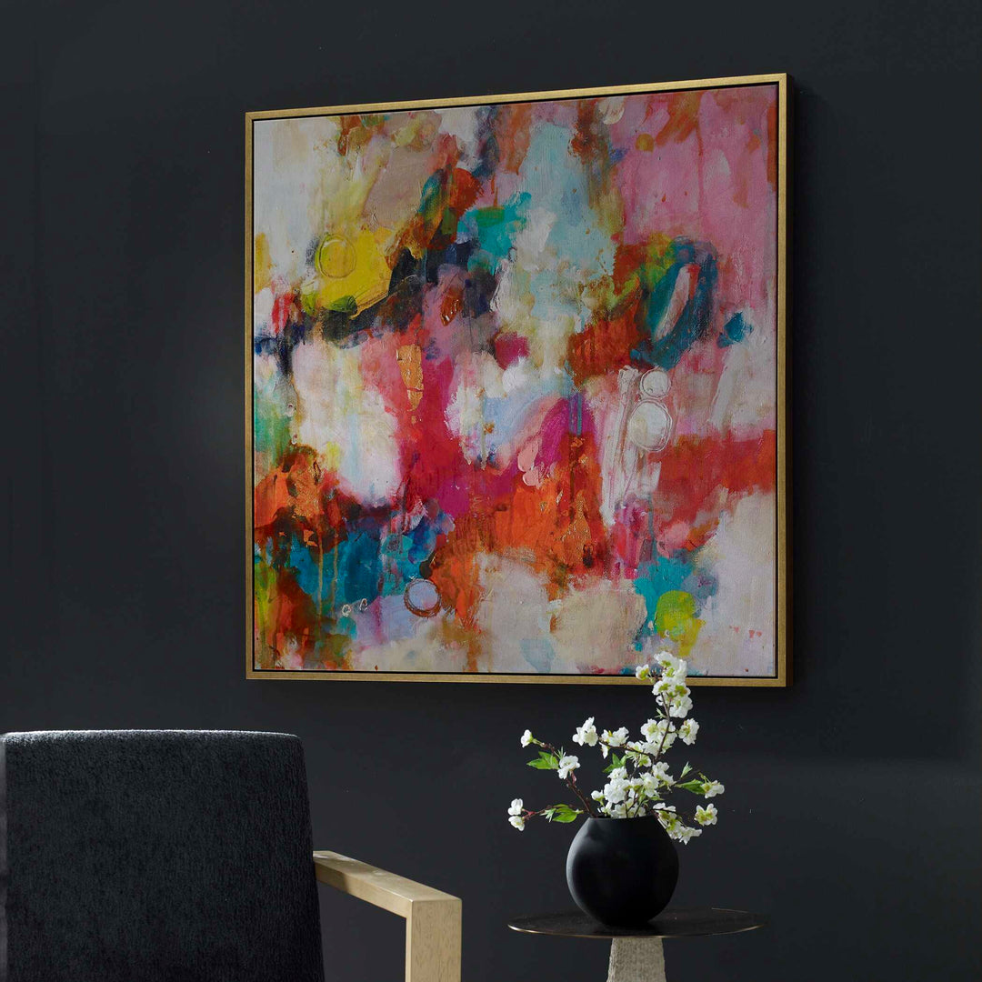 American Home Furniture Uttermost A Colorful Mindset Framed Abstract Art