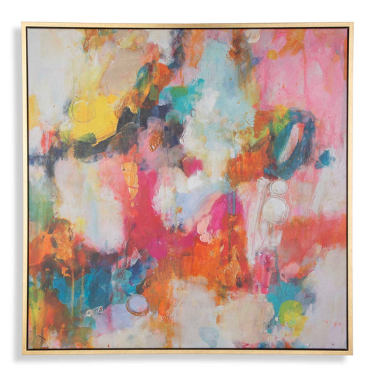 American Home Furniture Uttermost A Colorful Mindset Framed Abstract Art
