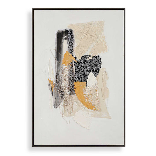 American Home Furniture Uttermost Scatter Abstract Hand Painted Canvas Art