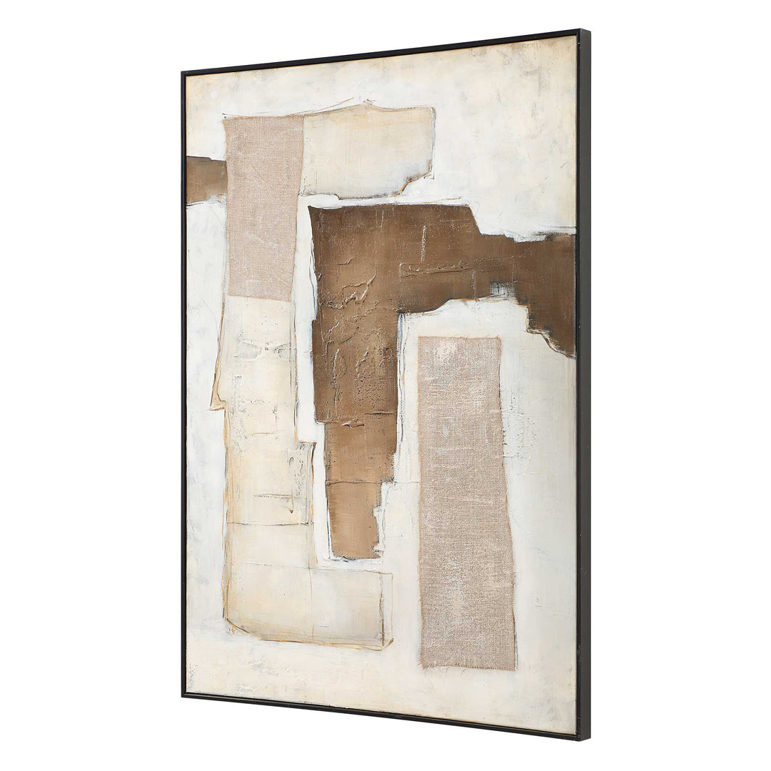 American Home Furniture Uttermost Interference Hand Painted Canvas