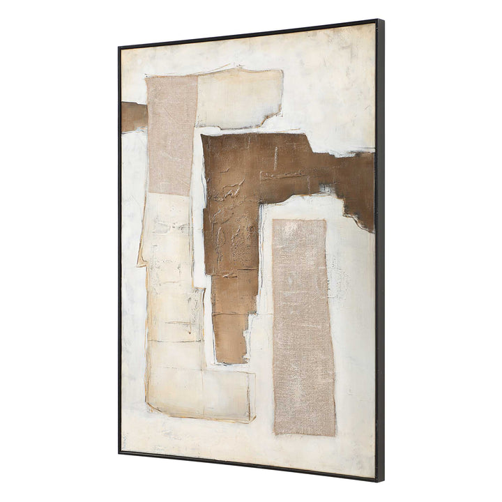 American Home Furniture Uttermost Interference Hand Painted Canvas