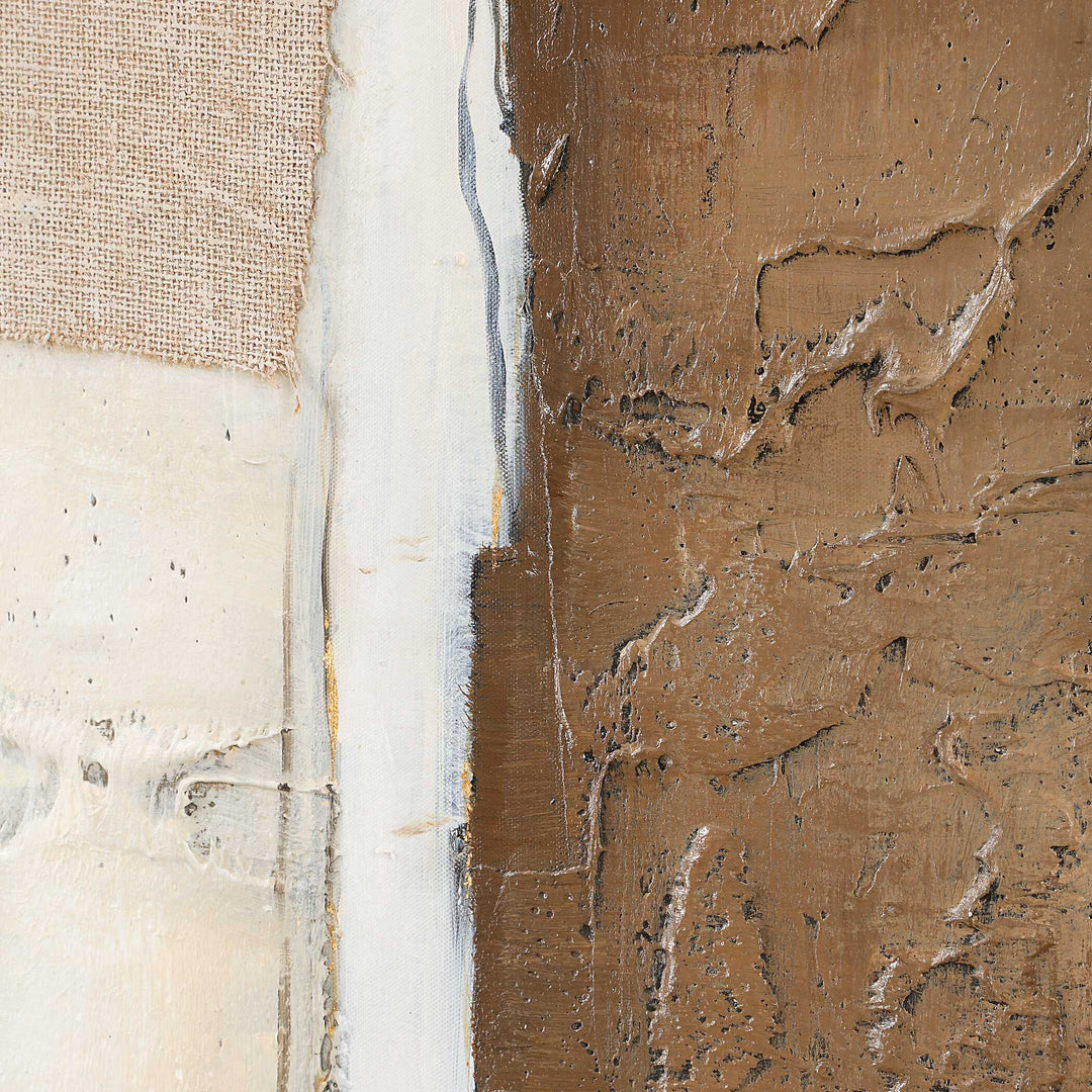 American Home Furniture Uttermost Interference Hand Painted Canvas
