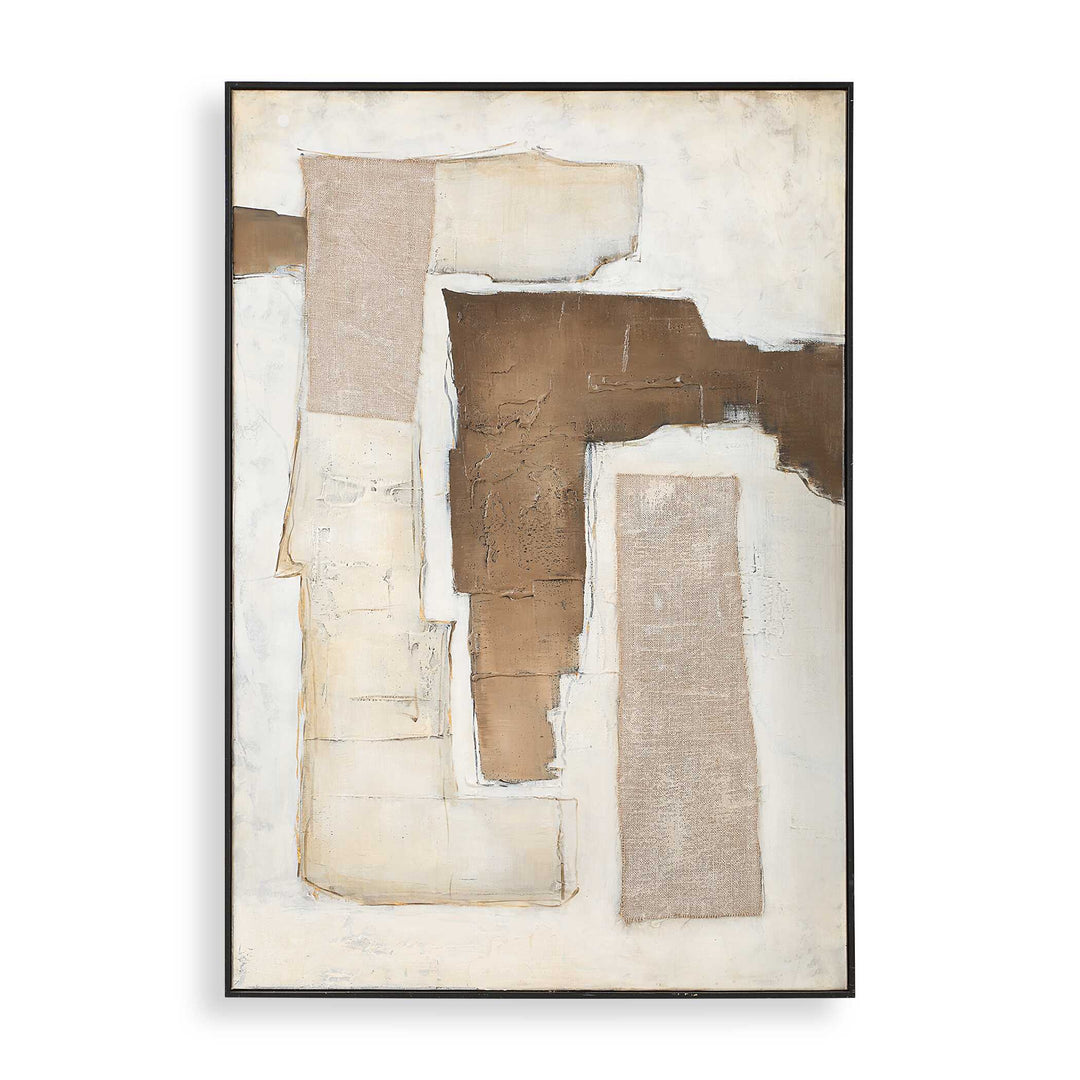 American Home Furniture Uttermost Interference Hand Painted Canvas