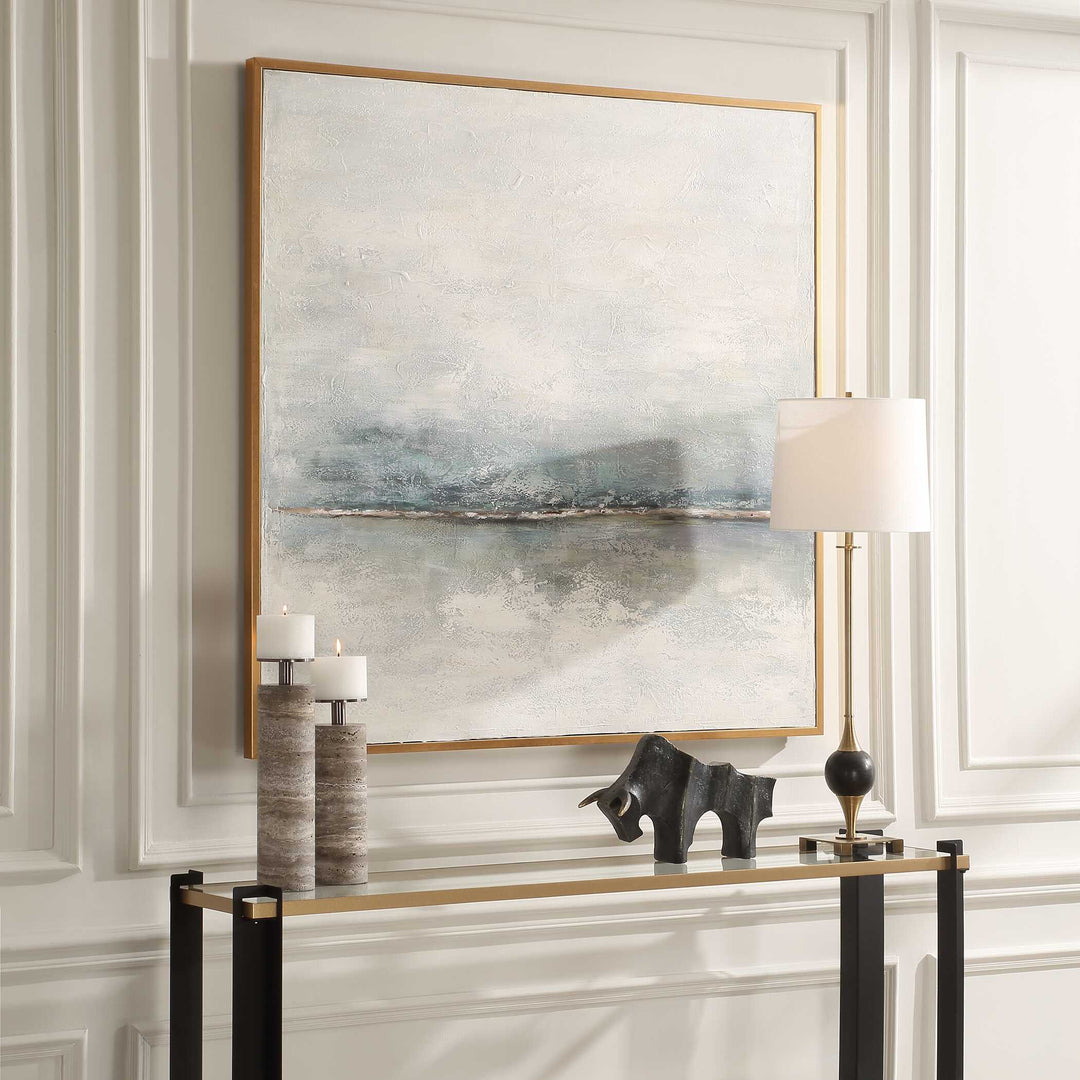 American Home Furniture Uttermost Foggy Morning Abstract Art
