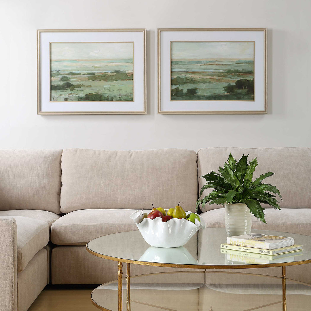 American Home Furniture Uttermost Warm Valley Framed Prints Set of 2
