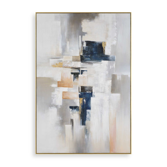 American Home Furniture Uttermost Waterfront Geometric Abstract Art