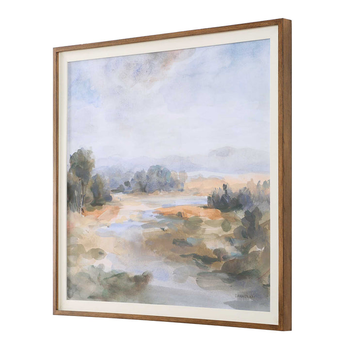 American Home Furniture Uttermost River Afternoon Landscape Print