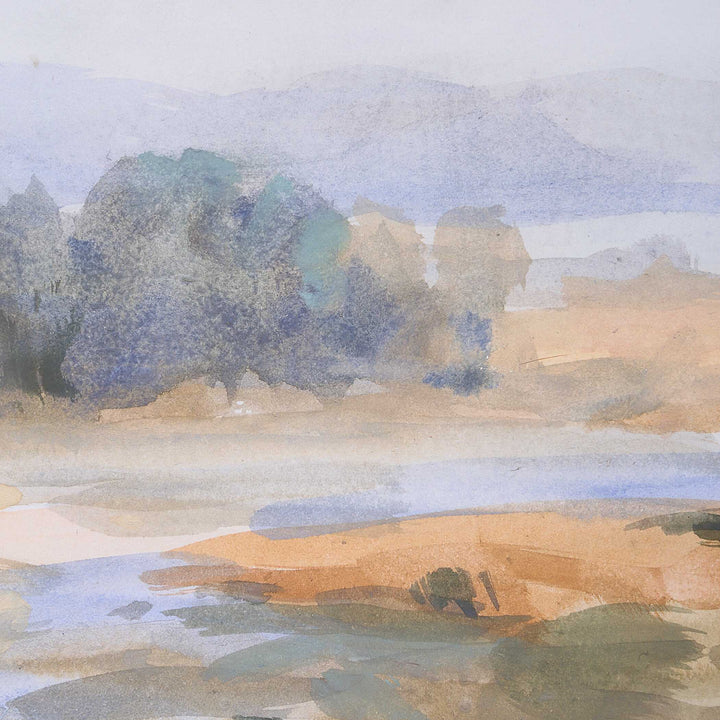 American Home Furniture Uttermost River Afternoon Landscape Print