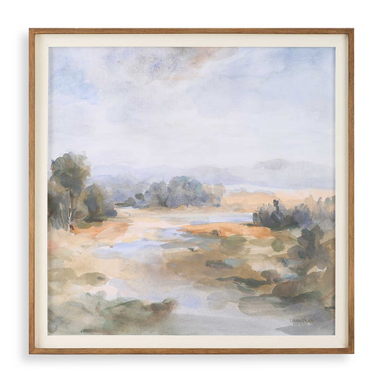 American Home Furniture Uttermost River Afternoon Landscape Print