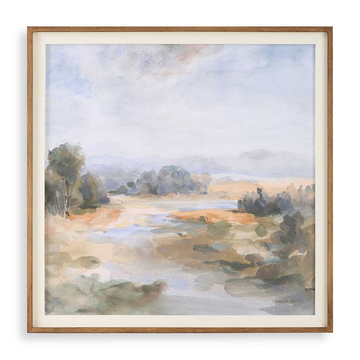 American Home Furniture Uttermost River Afternoon Landscape Print