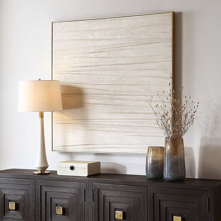 American Home Furniture Uttermost Walking The Line Minimalist Canvas Art