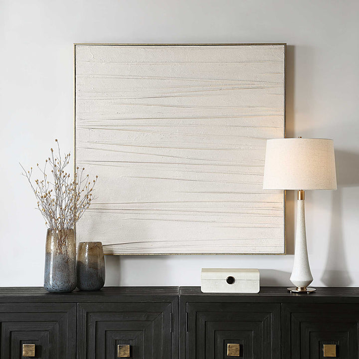 American Home Furniture Uttermost Walking The Line Minimalist Canvas Art