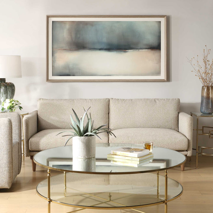 American Home Furniture Uttermost Deep Rains Framed Abstract Print