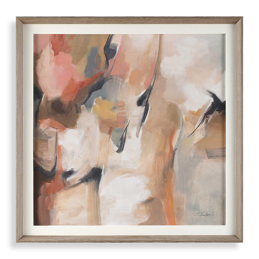 Uphill Framed Abstract Print - AmericanHomeFurniture
