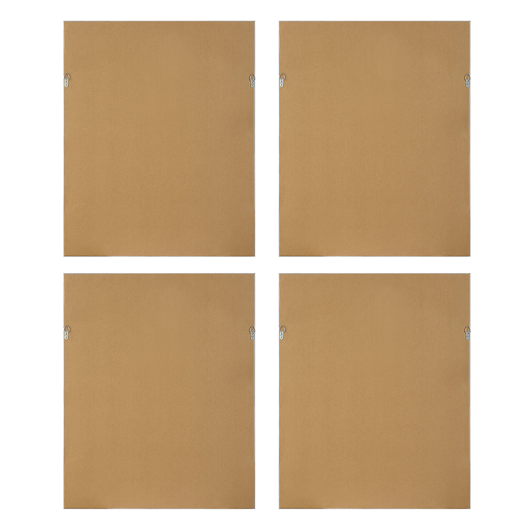American Home Furniture Uttermost Shibori Coral Framed Prints Set of 4