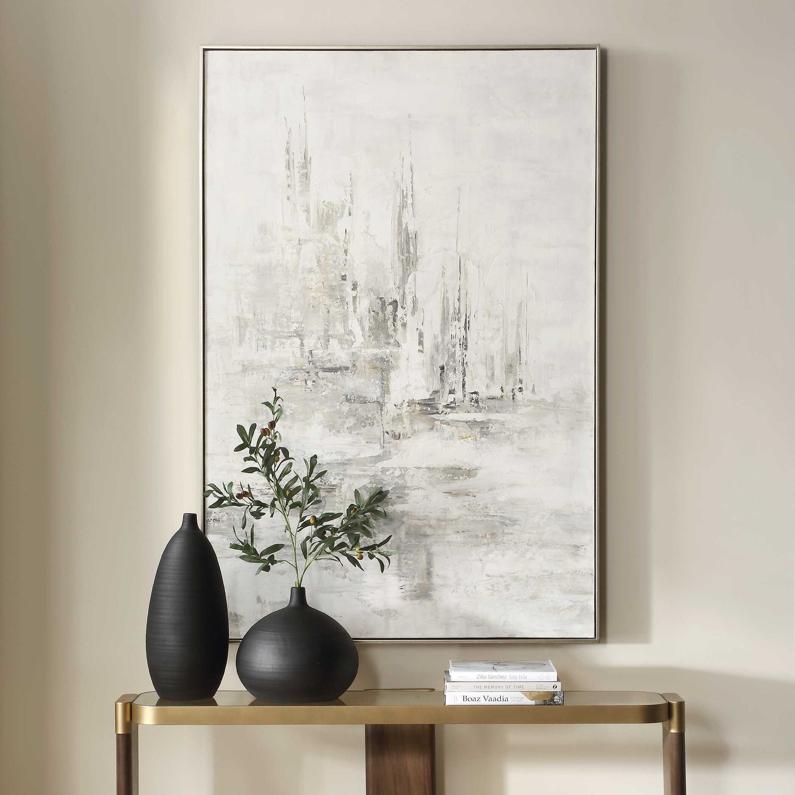 American Home Furniture Uttermost Hours In Silence Abstract Art