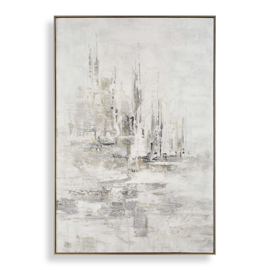 American Home Furniture Uttermost Hours In Silence Abstract Art