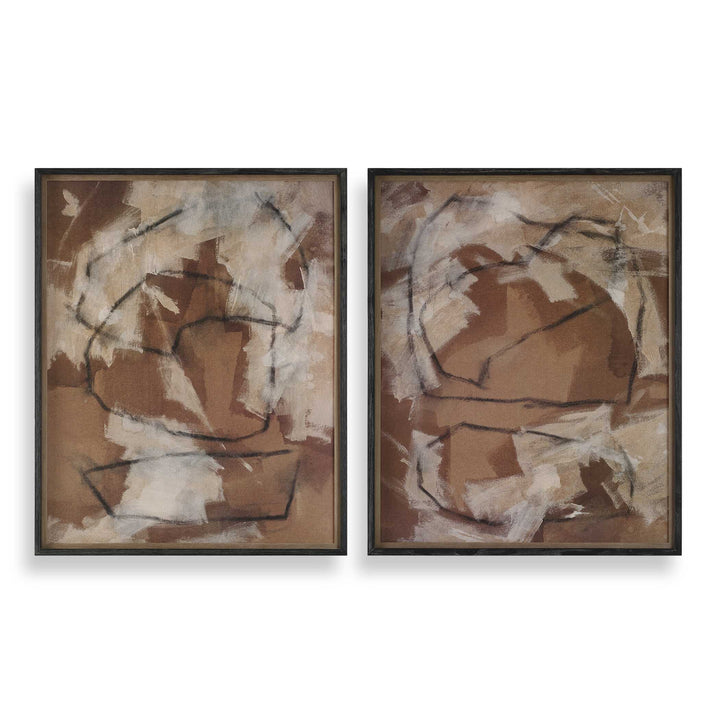 Rush & Dash Framed Prints Set of 2