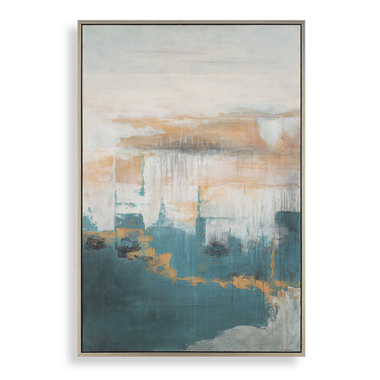American Home Furniture Uttermost Eastside Abstract Coastal Art