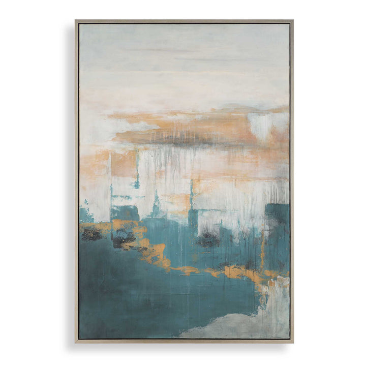 American Home Furniture Uttermost Eastside Abstract Coastal Art