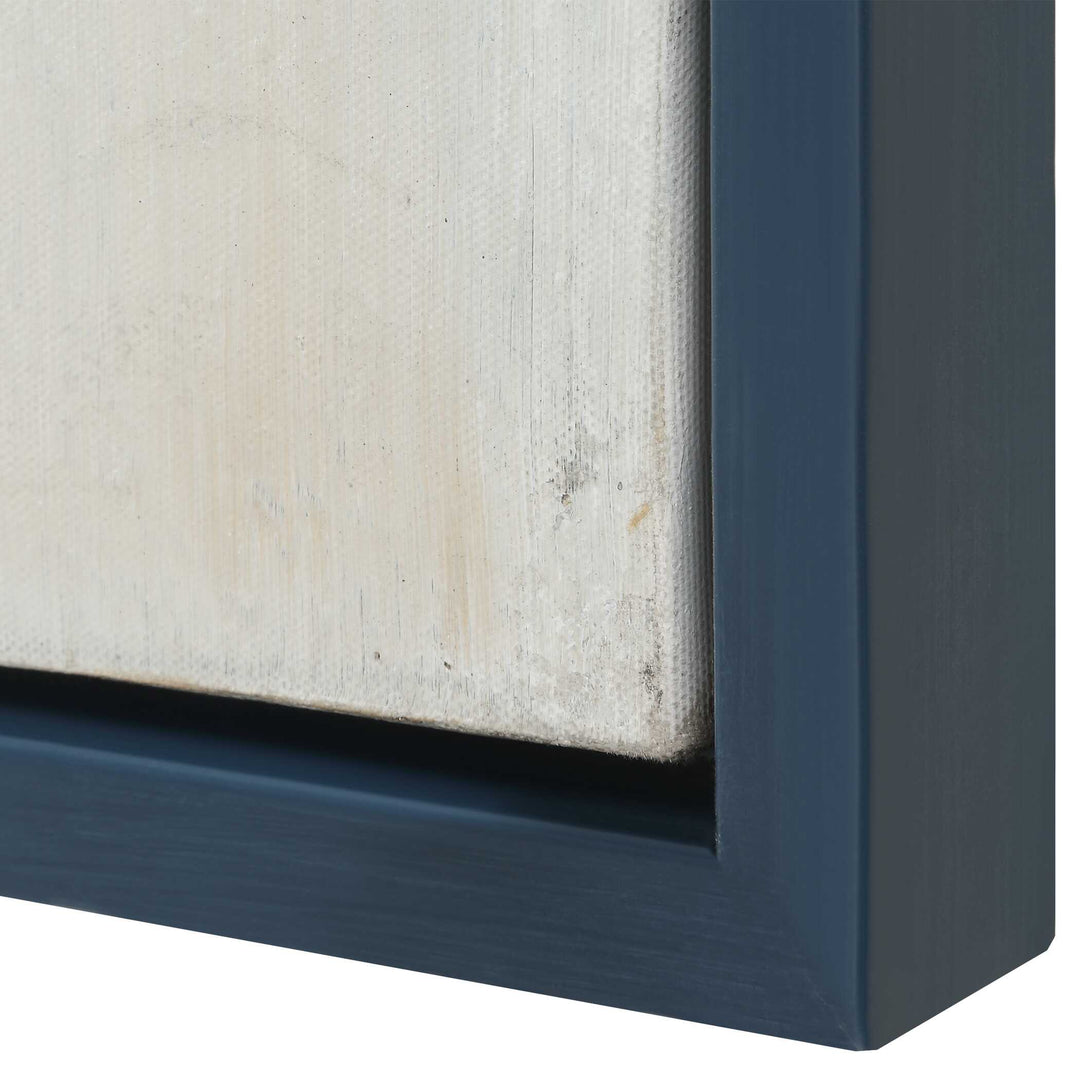 American Home Furniture Uttermost Blueprint Hand Painted Modern Art