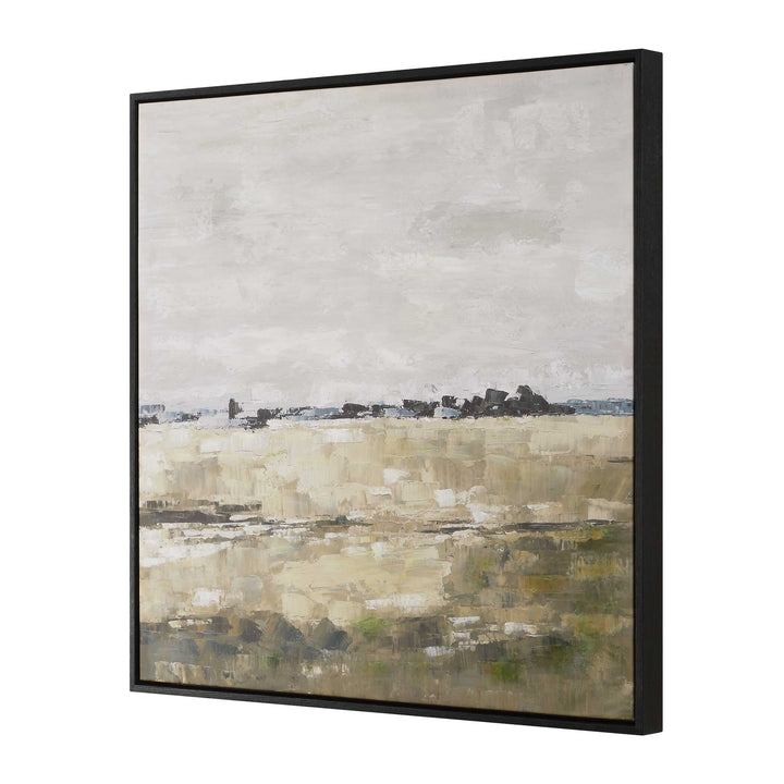 American Home Furniture Uttermost Fragment Hand Painted Landscape Art