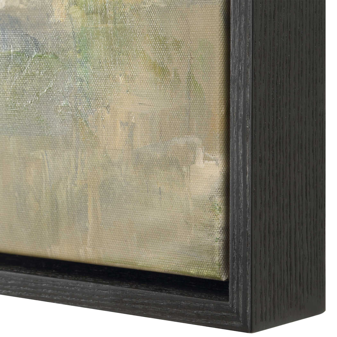 American Home Furniture Uttermost Fragment Hand Painted Landscape Art