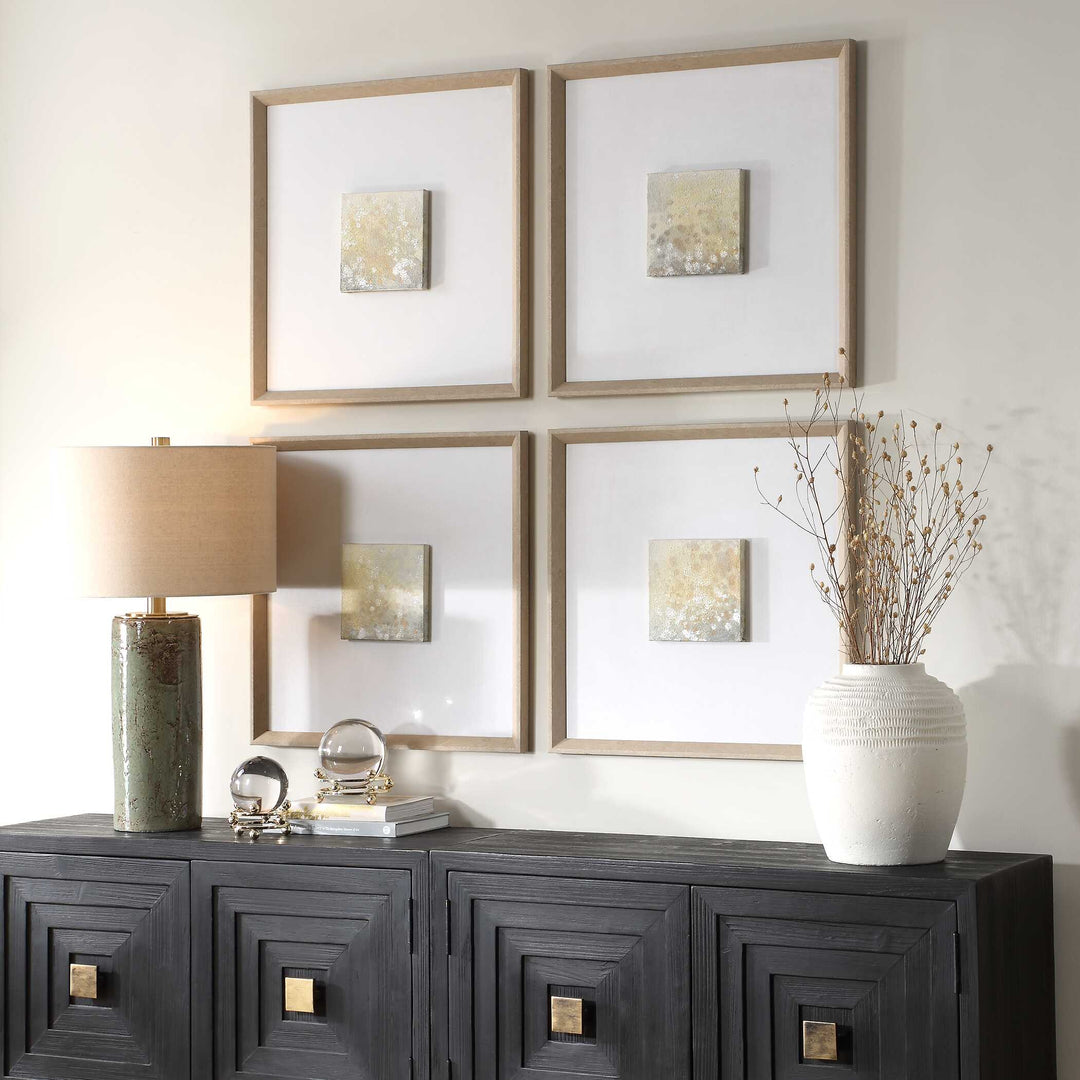 Now & Then Abstract Art Set of 4