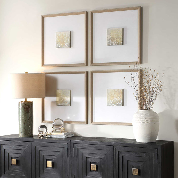 Now & Then Abstract Art Set of 4