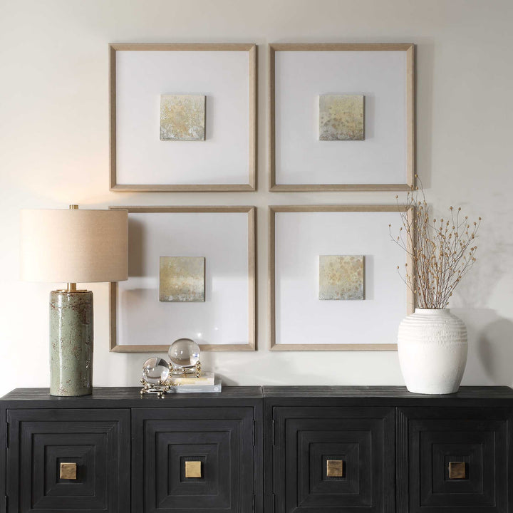 Now & Then Abstract Art Set of 4