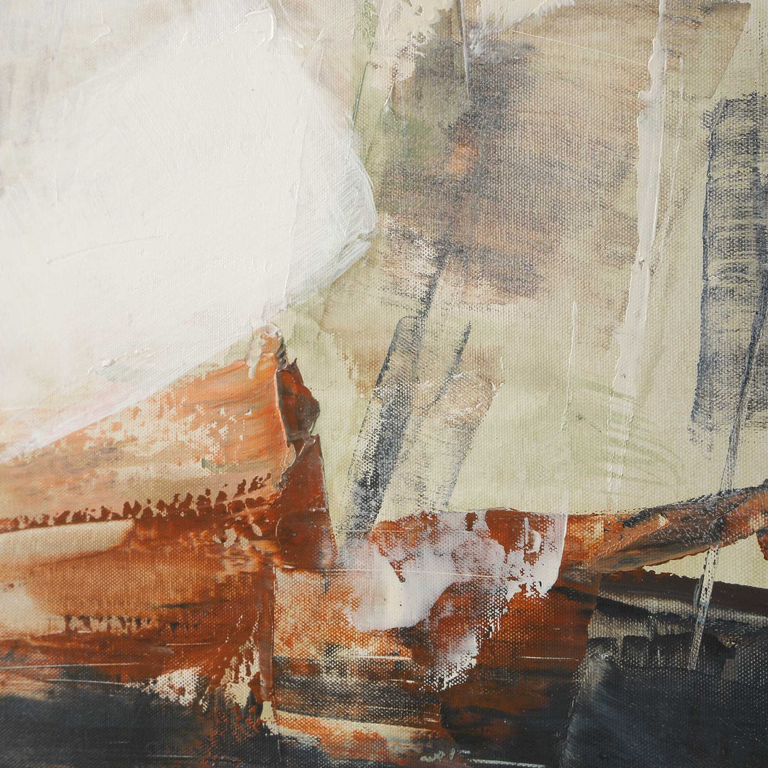 Outburst Hand Painted Modern Art
