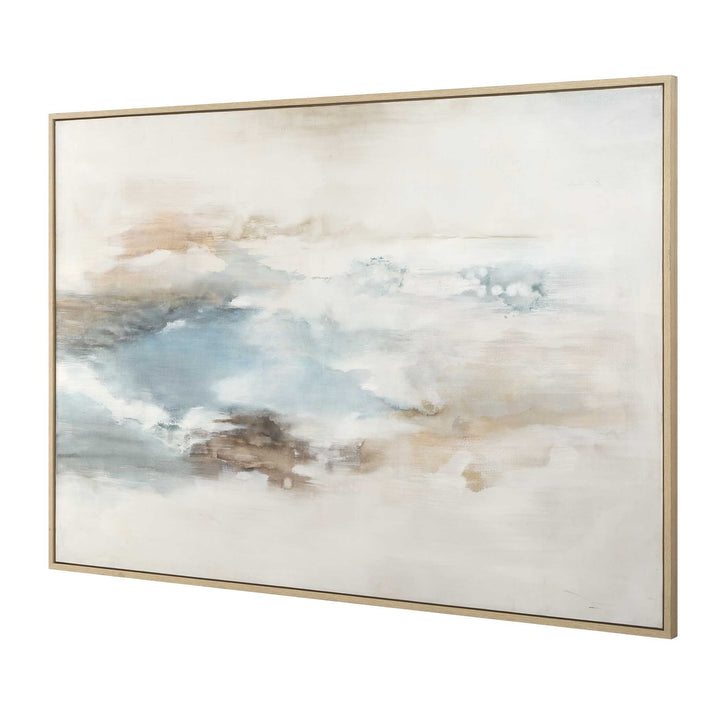 Chasing Blue Coastal Canvas Art