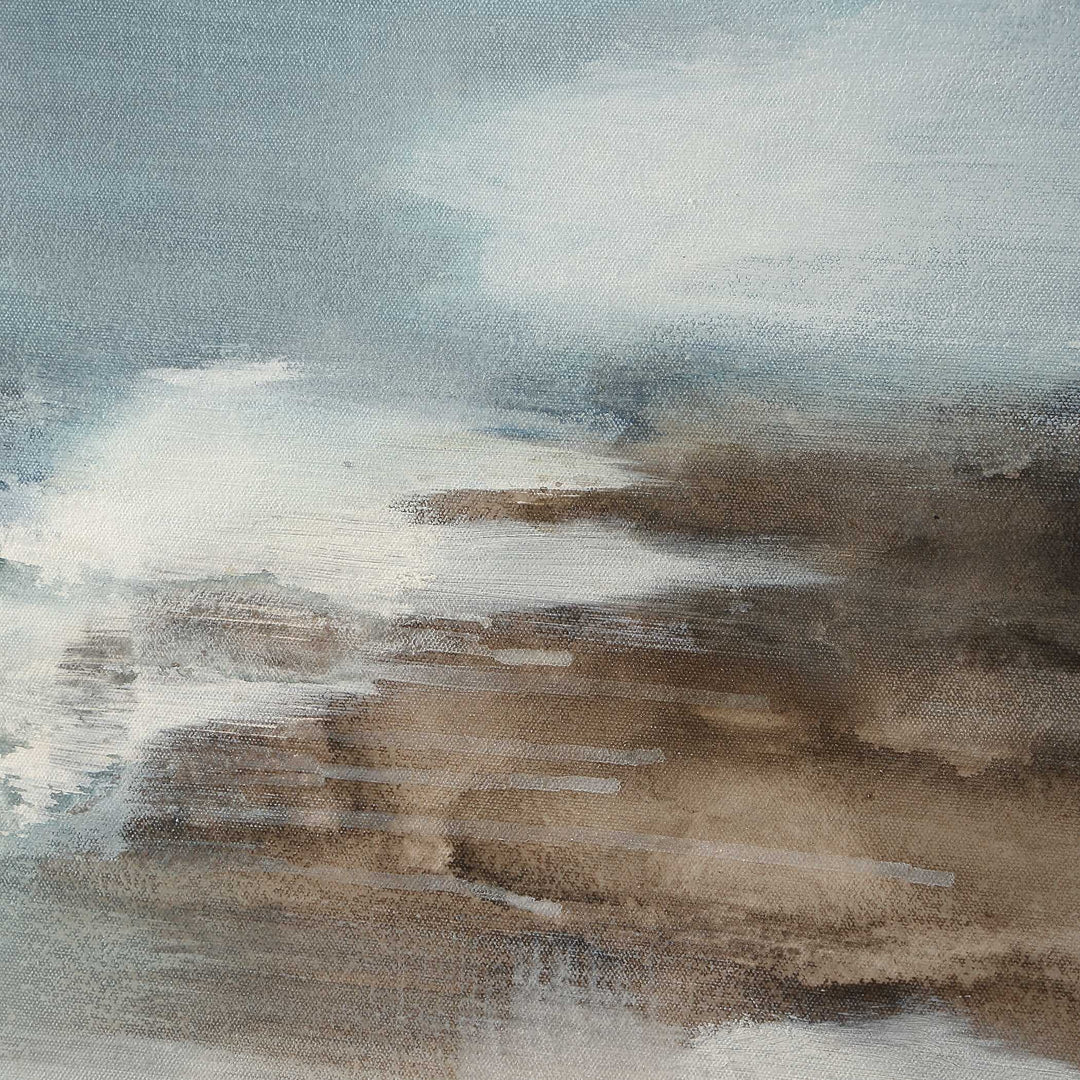 Chasing Blue Coastal Canvas Art