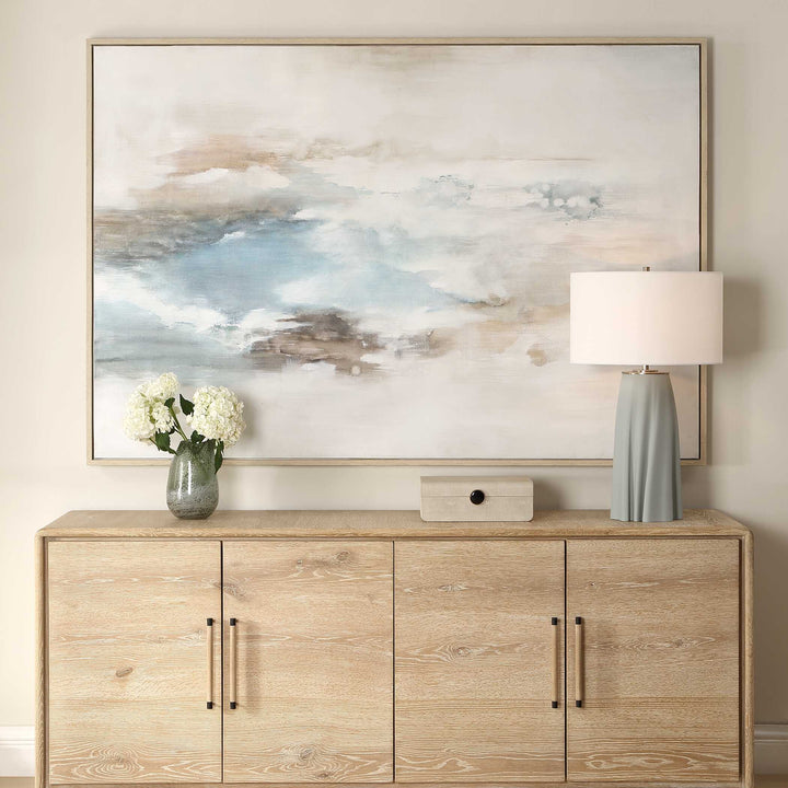 Chasing Blue Coastal Canvas Art