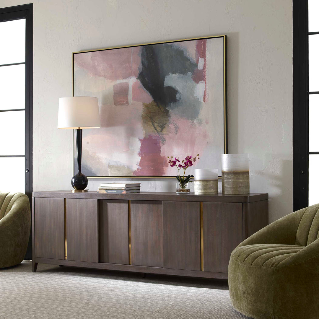 American Home Furniture Uttermost Process Framed Abstract Art
