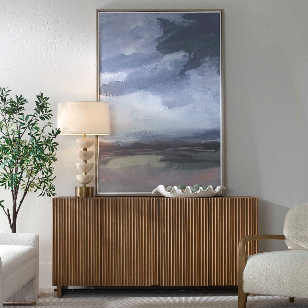 American Home Furniture Uttermost Bracing Framed Landscape Art