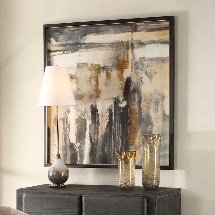 Landslide Framed Abstract Print