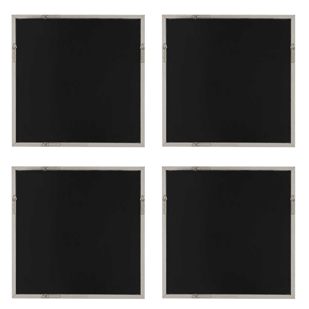 Studying Sepia Hand Painted Canvases Set of 4