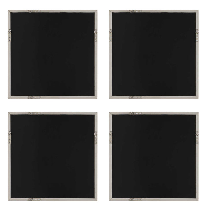 Studying Sepia Hand Painted Canvases Set of 4