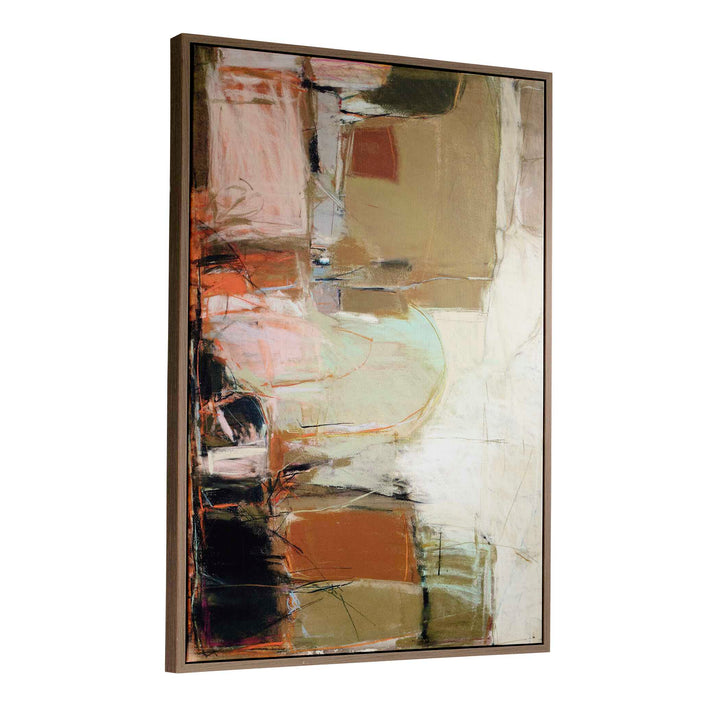 Palace Walls Framed Abstract Art