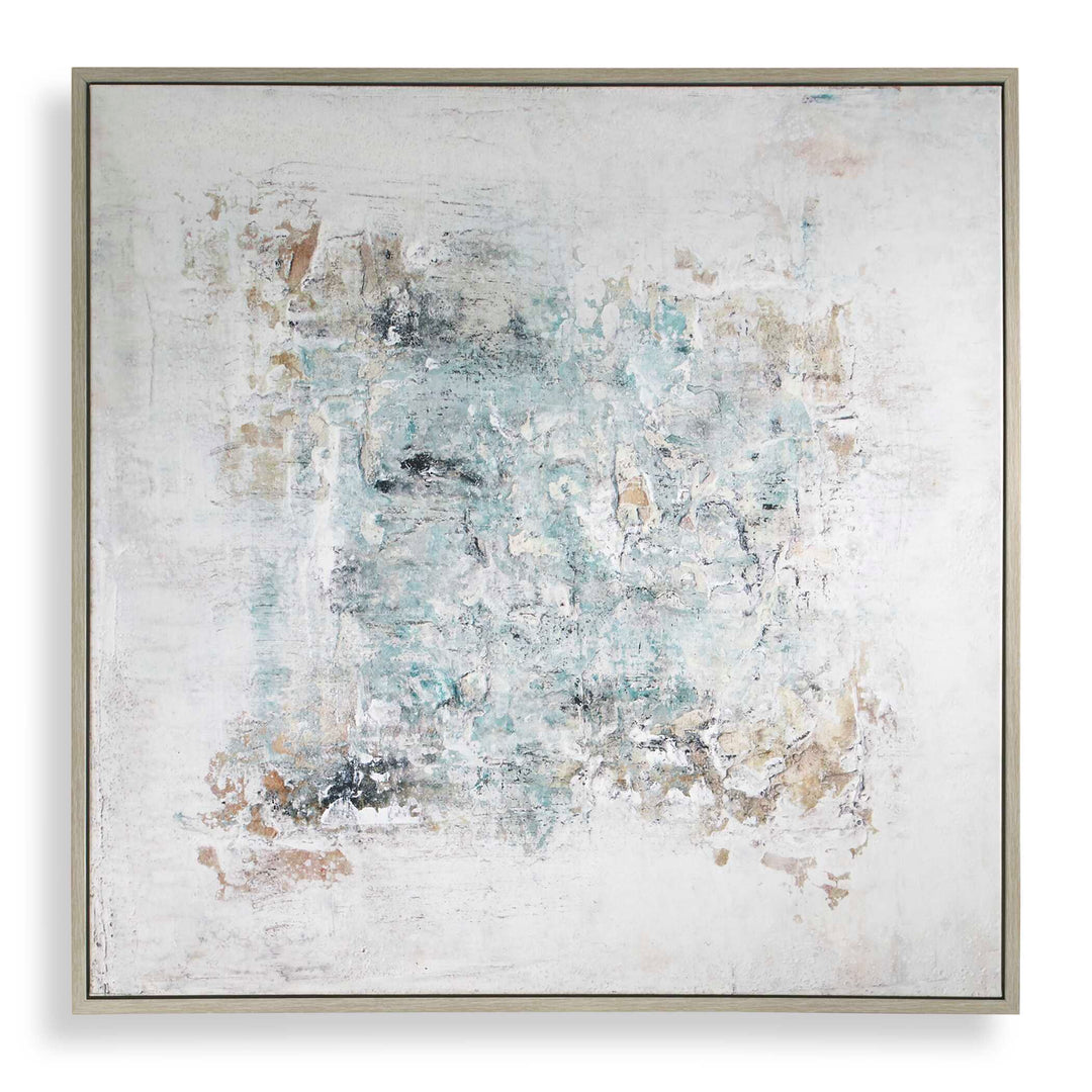 Find Me Here Abstract Framed Canvas Art