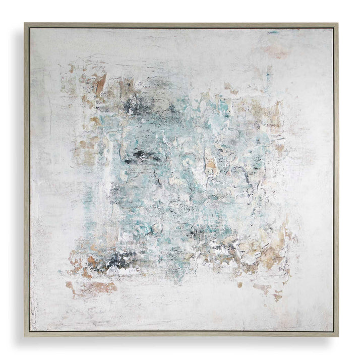 Find Me Here Abstract Framed Canvas Art